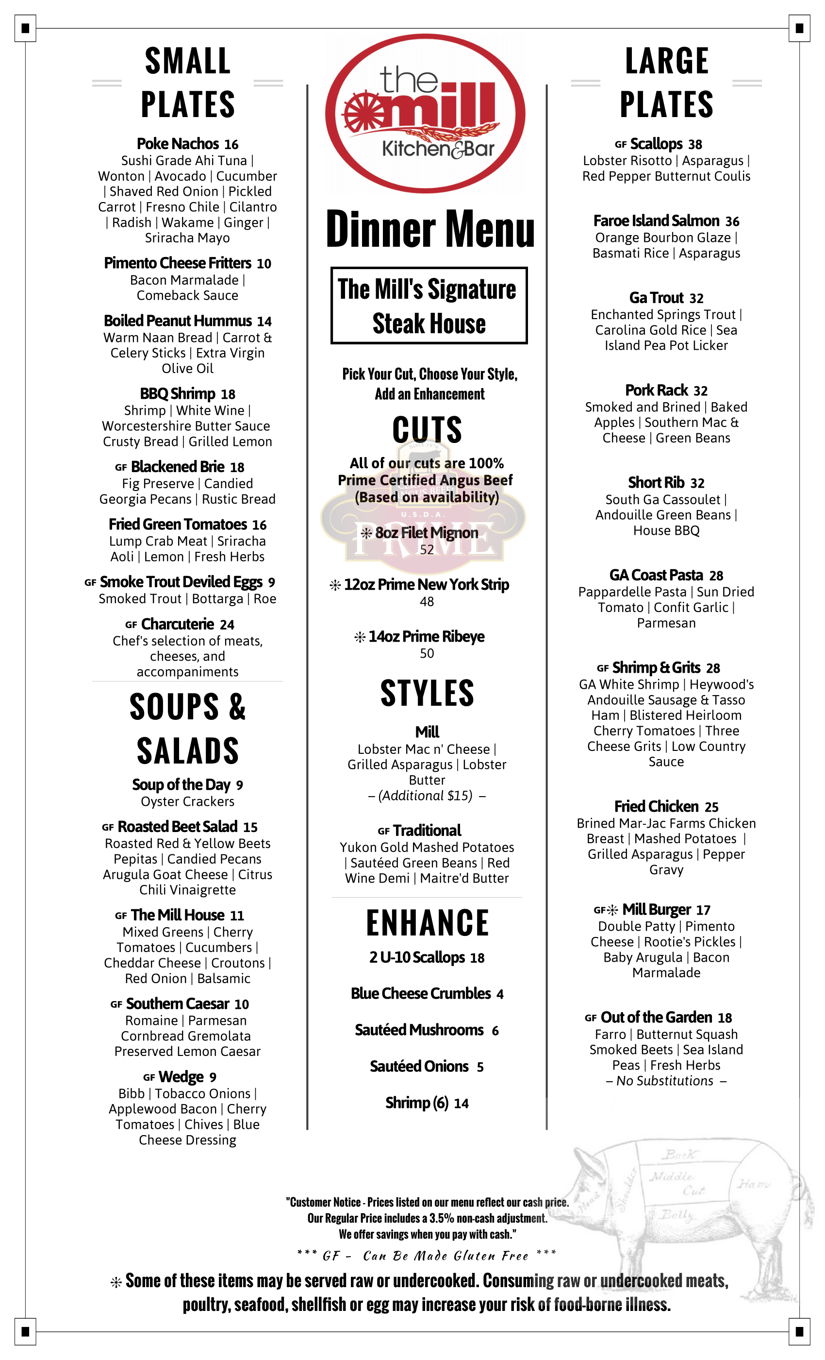 Best Dinner Restaurant Roswell The Mill Kitchen & Bar